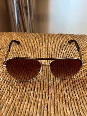 Guess Factory Gold & Tortoise Aviator Sunglasses GF0287 32F